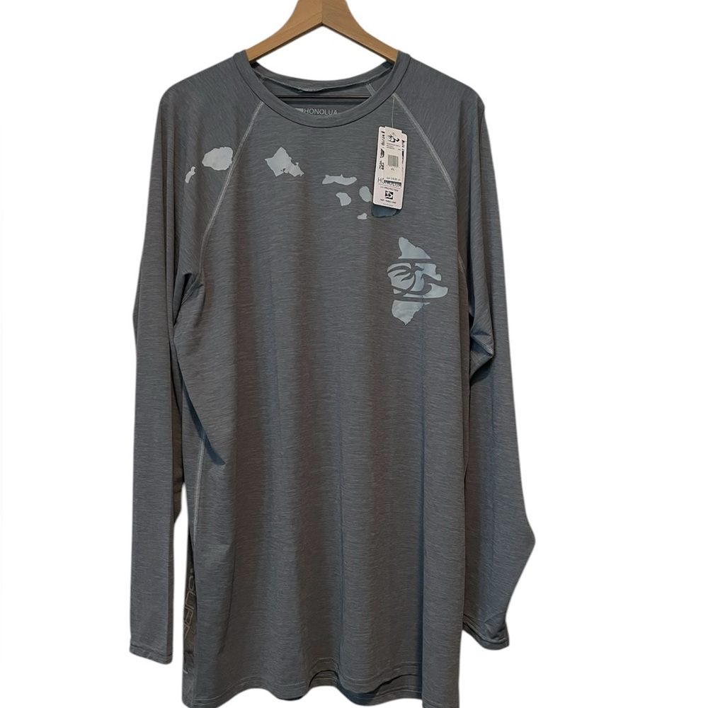 NWT Honolua Long Sleeve UV Protection SPF 20 Rash Guard Swim Shirt